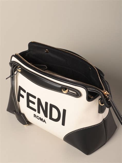 fendi roma bag white|fendi roma crossbody bag.